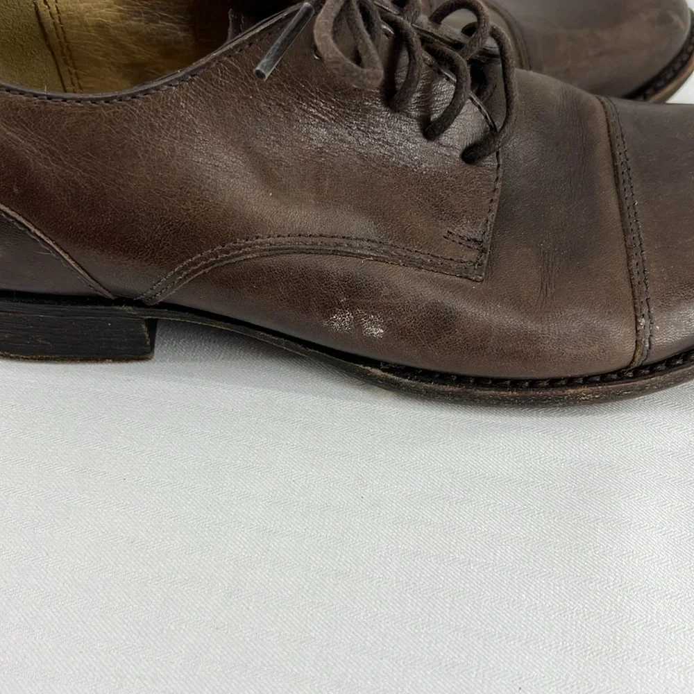 Frye Erin Brown Leather Oxford